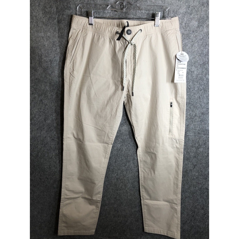 Vuori Pants Womens Large Tan DuraTerra Ripstop Outdoor Hike Sports New w Tags